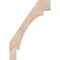 Ekena Millwork 3 1/2"W x 26"D x 38"H Merced Smooth Knee Brace, Douglas Fir BRC04X26X38MRC00SDF - alternate 3